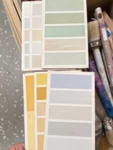 Nobile, nuancier au caseinate